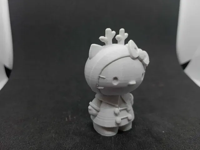 Hello Kitty Christmas Cute Toy Figurine Fanart — Фото 4 из 7
