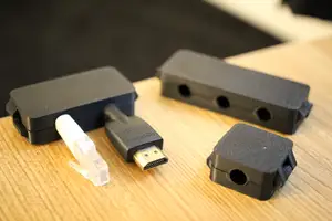 Print-in-Place Cable holder