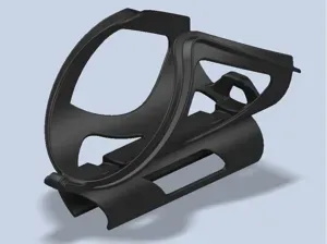 Bicycle Bottle Cage with Tube Clamp Mount