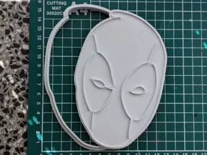 Deadpool cookie cutter (made for gingerbread)