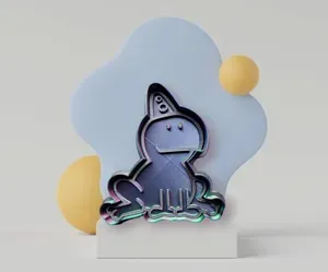 Bumba Kiko Frog Cookie Cutter Stamp