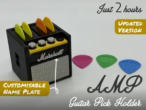 Guitar Pick Holder - Amp