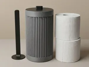Modern Dual Toilet Paper Roll Holder