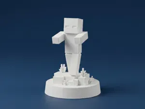 Minecraft Zombie Mob Figurine