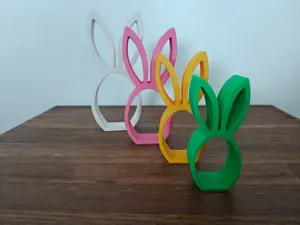 Modern Bunny Outline – Easter Decor