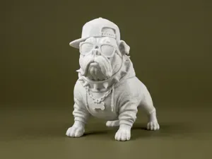 Cool Bulldog 3D Model