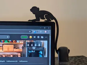 Monitor Headset Holder - Monkey - Headphone Hook