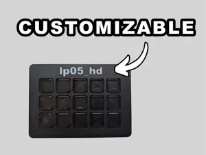 Stream Deck - Faceplate | Customizable Text