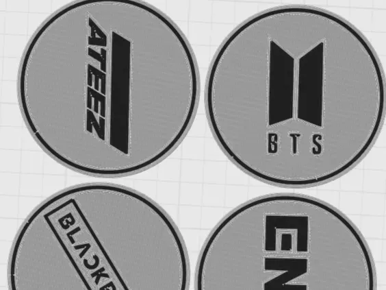 Posavasos KPOP BTS ATEEZ BLACKPINK ENHYPEN TXT SKZ