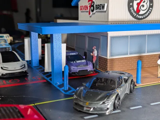 7B Coffee Drive-Thru - 1:64 Scale Diorama — Image 8 of 17