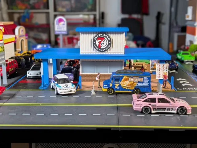 7B Coffee Drive-Thru - 1:64 Scale Diorama — Image 17 of 17