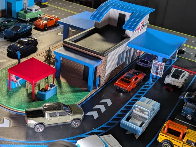 7B Coffee Drive-Thru - 1:64 Scale Diorama — Image 5 of 17
