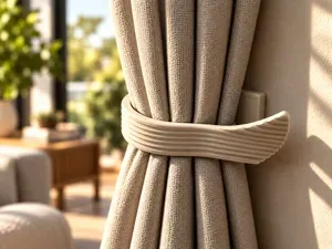 Curtain Holdback – Wall-Mounted Curtain Tieback