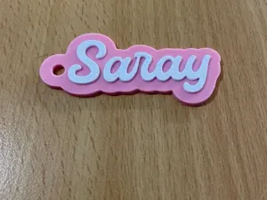 Llavero con el nombre de Saray