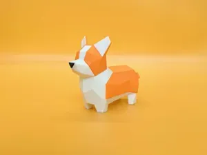 萌犬摆件|柯基犬 心形尾巴 （分色分件/AMS）