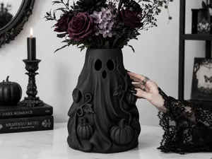 Halloween Samhain Ghost Flower Vase