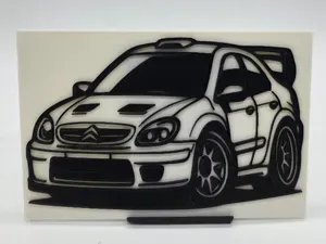 2D Wall Art Citroën Xsara WRC TinyCar