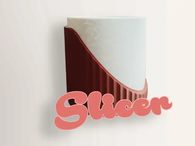 Slicer Modern Planter with Split Design