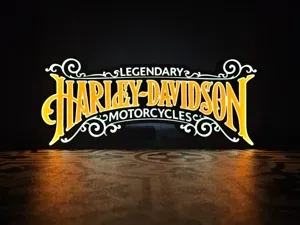 Heritage Harley Davidson LED Lightbox Sign