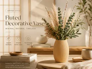 Japandi Fluted Vase & Organizer Collection