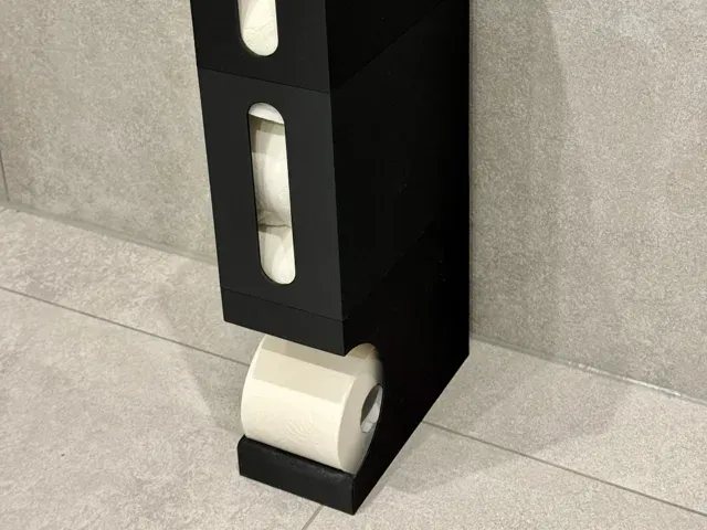 Simple Stackable Toilet Roll Dispenser MAX