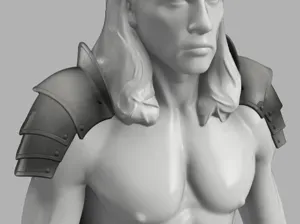Static Layered Sentinel Pauldron – Shoulder Armor