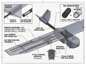 Twin-Motor RC UAV / Plane (Easy Assembly)