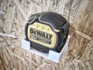 Wall-Mounted DeWalt Tough 5m Tape Measure Holder