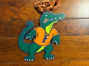 Retro Florida Gators Oversized Necklace Logo