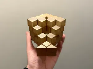 Rhombic Sierpiński Octahedron - Lvl 2 (Vase Mode)