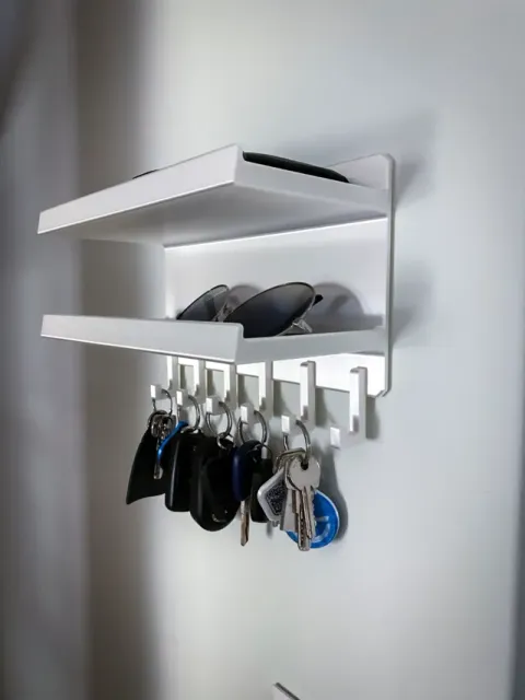 Wall mount Key holder Organizer with Shelves — Фото 4 из 10