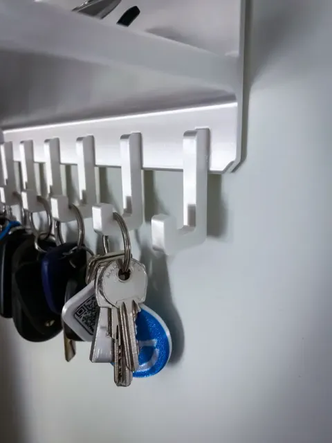Wall mount Key holder Organizer with Shelves — Фото 6 из 10