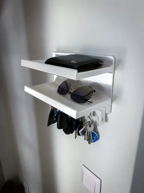 Wall mount Key holder Organizer with Shelves — Фото 3 из 10