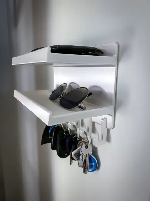 Wall mount Key holder Organizer with Shelves — Фото 5 из 10