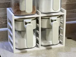 2x2 Spice Jar Holder - Kitchen Counter Organizer