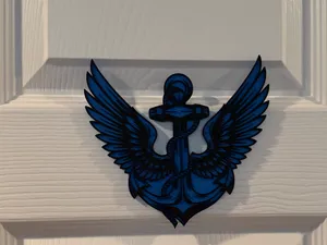 ANCHOR AND WING WALL ART