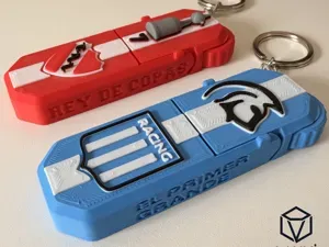 Llavero Soporte Celular Independiente y Racing