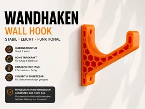 HexaHook – Heavy Duty Wall Hook