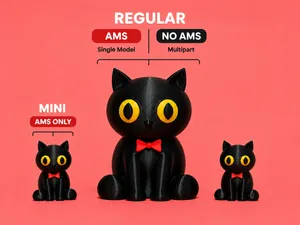 Sir Gentleman Cat - AMS + NoAMS - No Supports