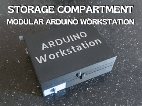 Storage Add-on for Modular Arduino Workstation