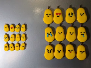 Kawaii Pear Magnets Small & Large