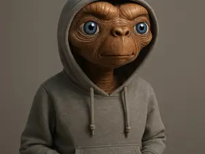 ET with a Hoodie