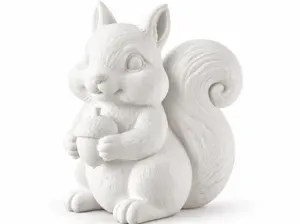 Squirrel with Acorn – Autumn Fall Decor Sculpture