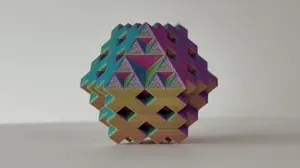 Recursive Cube Cross Fractal | Level 2