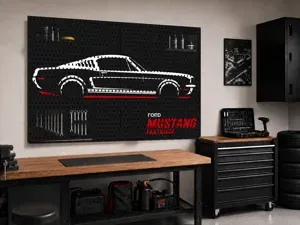 Ford Mustang Fastback Makers Wall (SKADIS)