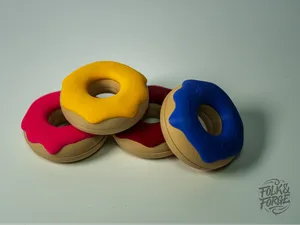 Glazed Fidget Donut, Magnetic Pop Apart