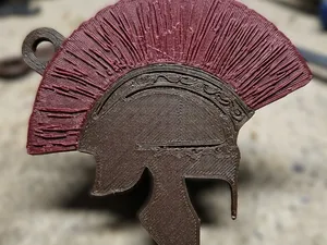 Greek Helmet Can Tab Opener Keychain the oddisey