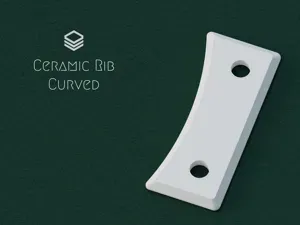Ceramic Rib – Curved |Straight Side