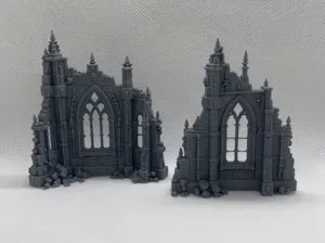 Grimdark Gothic Ruins - Tabletop Wargame Terrain