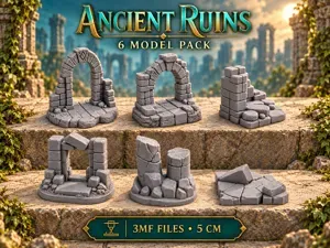 Ruined Stone Dungeon Terrain